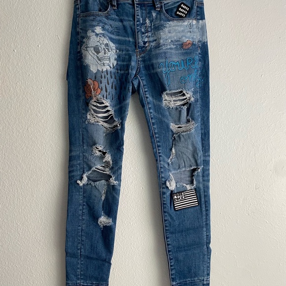 American Eagle graphic jeggings - Picture 5 of 11